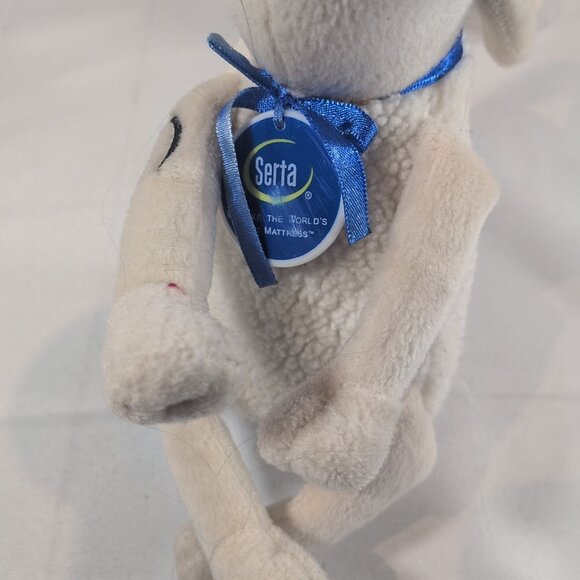 Serta Counting Sheep 4 Lot Plush Number 3 6 100 Pink White Curto Toy 2000 Lamb - Picture 6 of 16